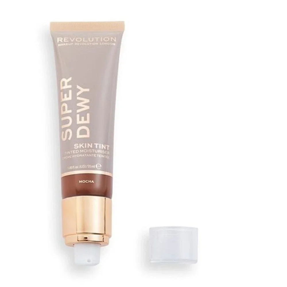 Makeup Revolution Super Dewy Skin Tint Tinted Moisturizer Mocha 1.85oz DPP1